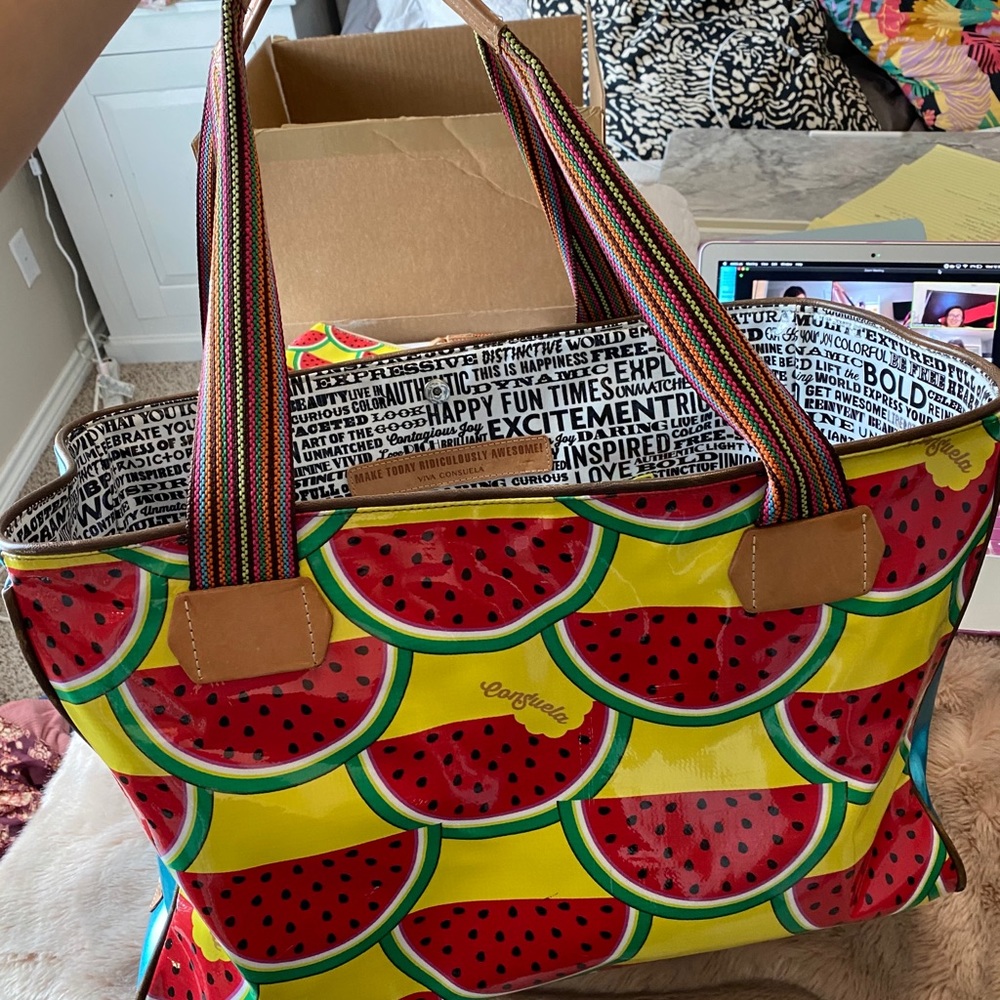 Watermelon Consuela Tote Bag